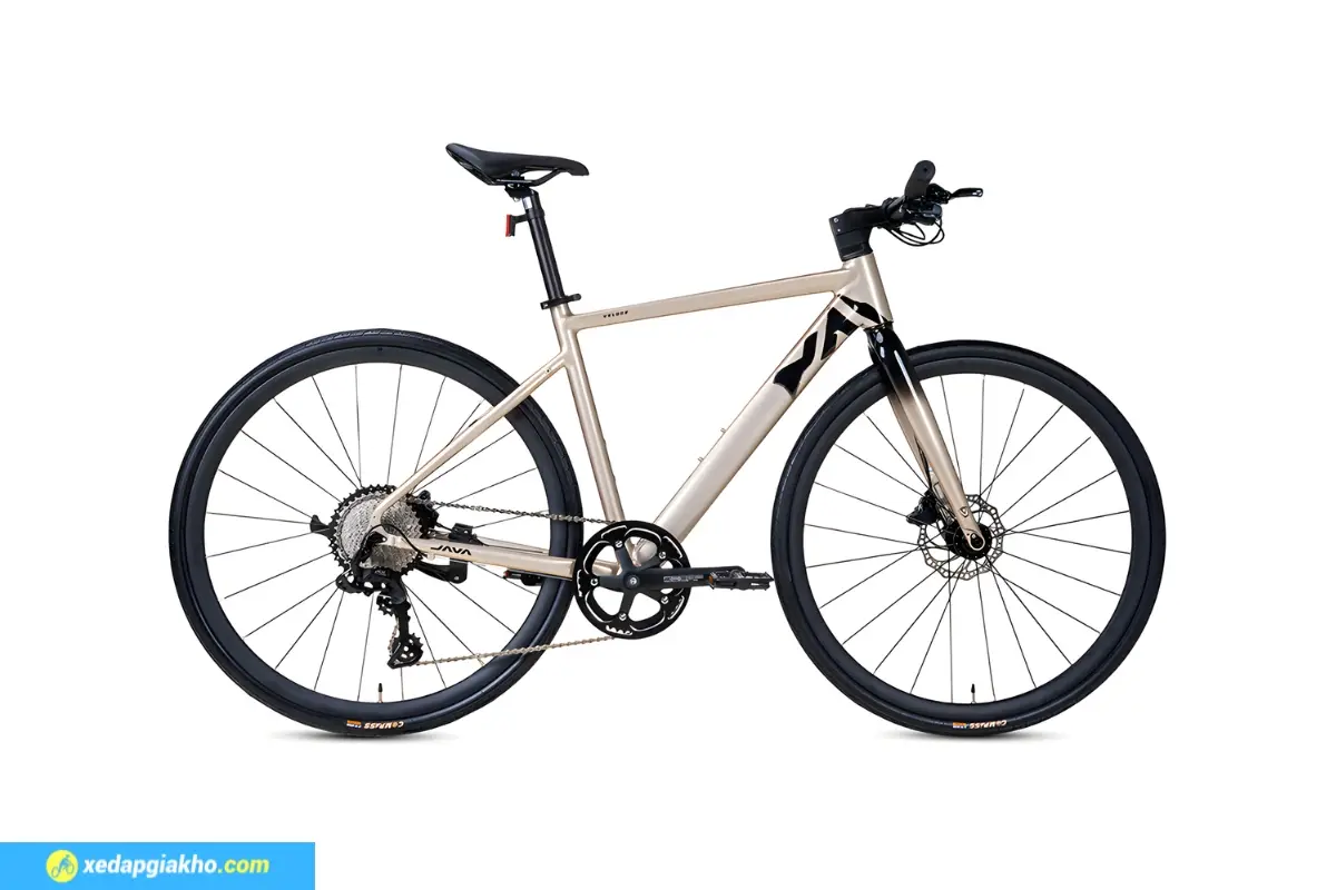 Xe Đạp Đường Phố Touring Java Veloce City Màu Vàng Đồng