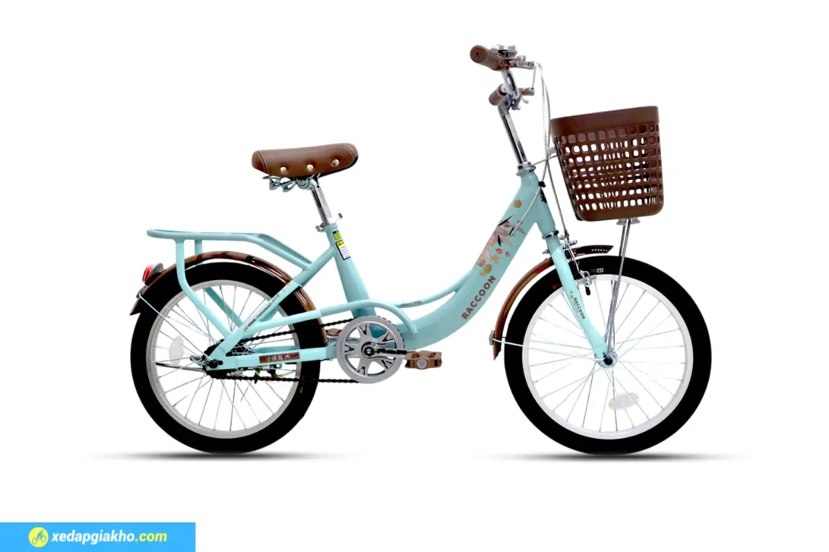 Xe Đạp Trẻ Em Raccoon Rina 18 Inch - Xanh Dương