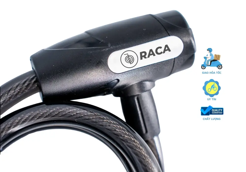 Khóa Dây Chống Trộm Raca Dùng Chìa Khóa 3 Khóa dây xe đạp Raca