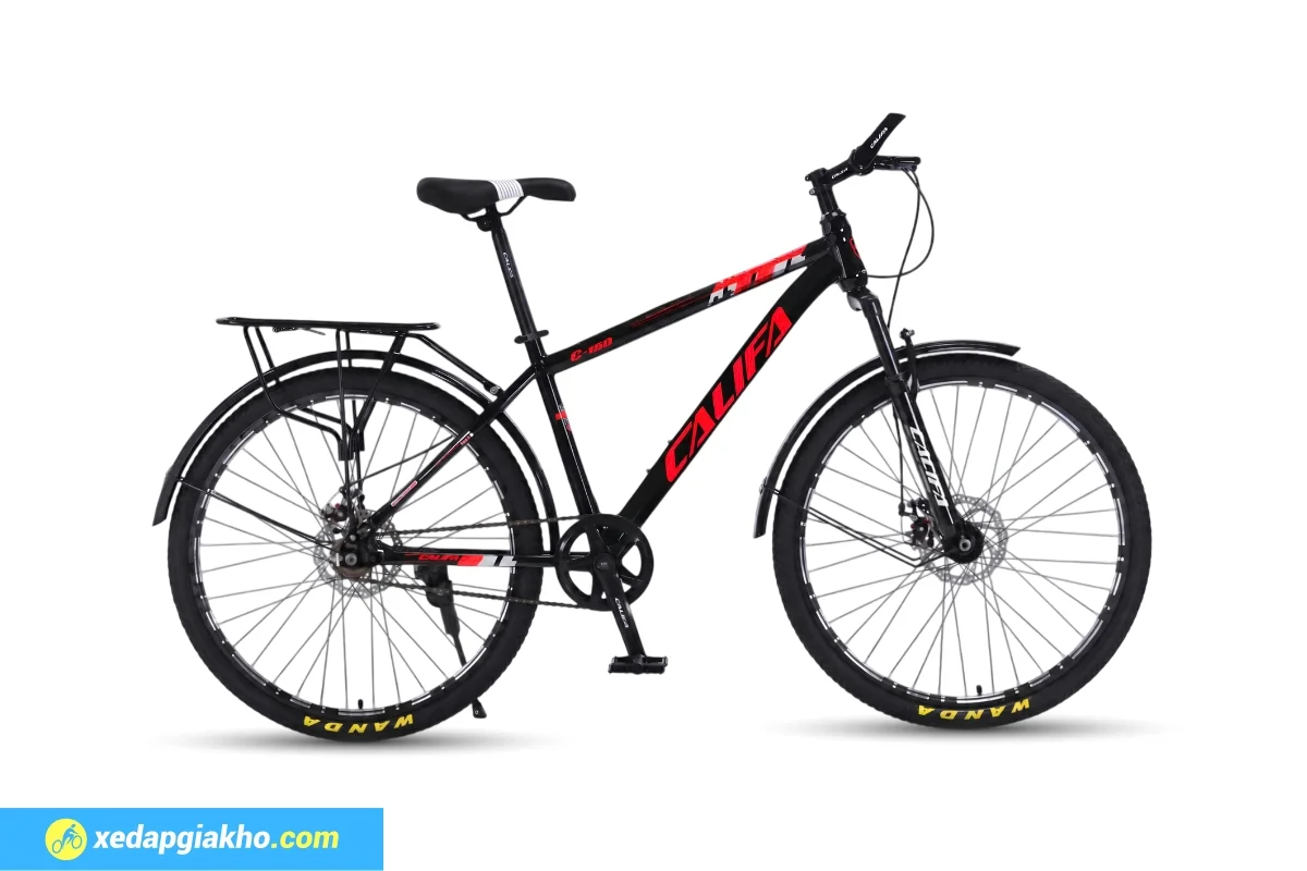 Xe Đạp Địa Hình MTB Califa C150 26 Inch - Không Đề 5 Xe đạp địa hình Califa C150 26 inch màu đen đỏ