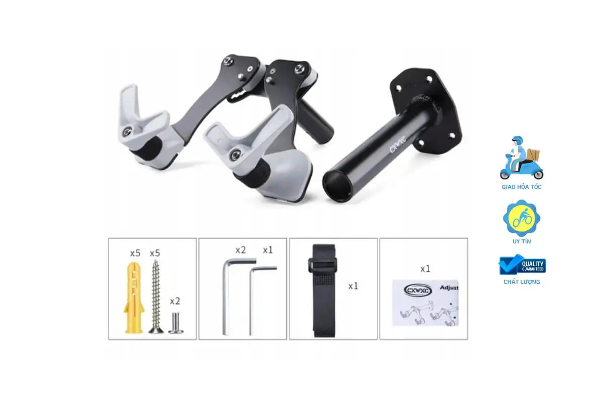 Giá Treo Xe Đạp Treo Tường CXWXC CX10 1 Giá treo xe đạp lên tường cxwxc cx10 gọn gàng