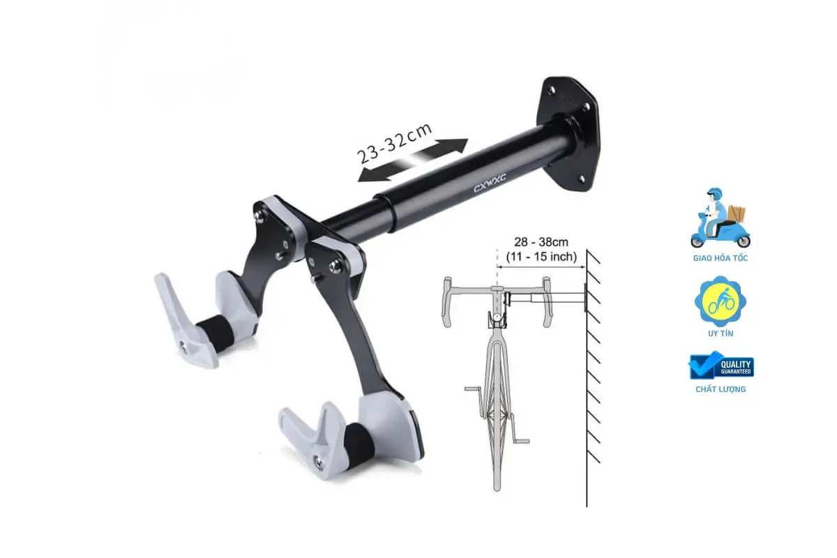 Giá Treo Xe Đạp Treo Tường CXWXC CX10 4 Giá treo xe đạp treo tường cxwxc cx10 chắc chắn