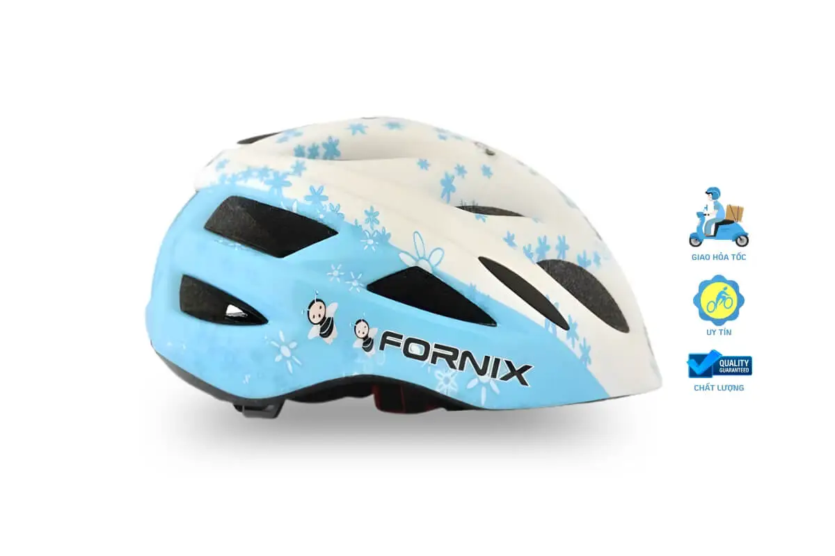 Nón bảo hiểm trẻ em fornix nm17s - xanh dưong