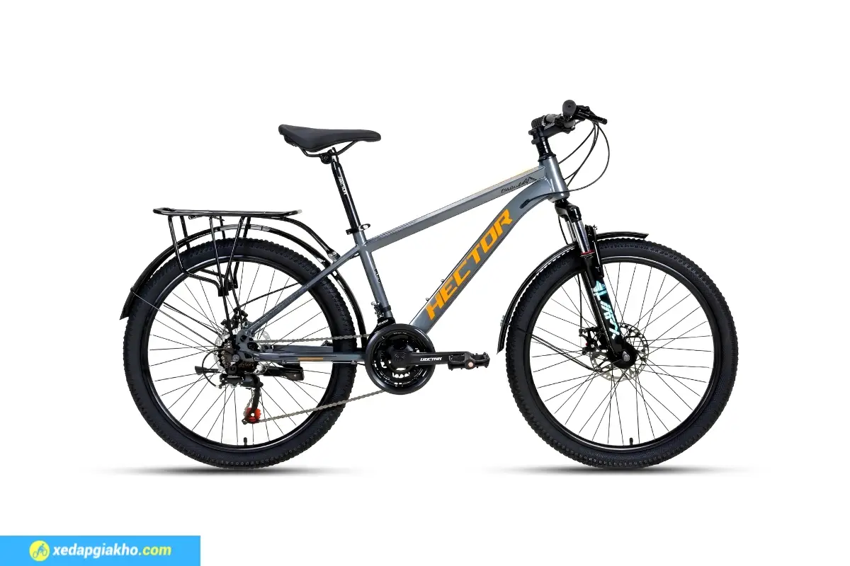 Xe Đạp Địa Hình MTB Hector Fuji 1B 24 Inch 2 Xe đạp địa hình MTB Hector Fuji 1B 24 inch màu đen cam