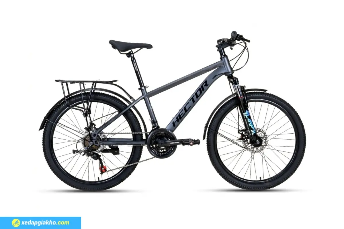 Xe Đạp Địa Hình MTB Hector Fuji 1B 24 Inch 3 Xe đạp địa hình MTB Hector Fuji 1B 24 inch màu xám