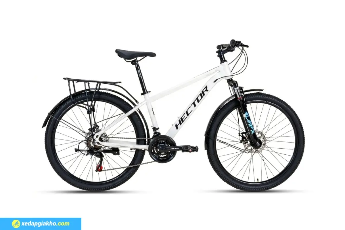 Xe Đạp Địa Hình MTB Hector Fuji 2B 26 Inch 4 Xe đạp địa hình MTB Hector Fuji 2B 26 inch màu trắng