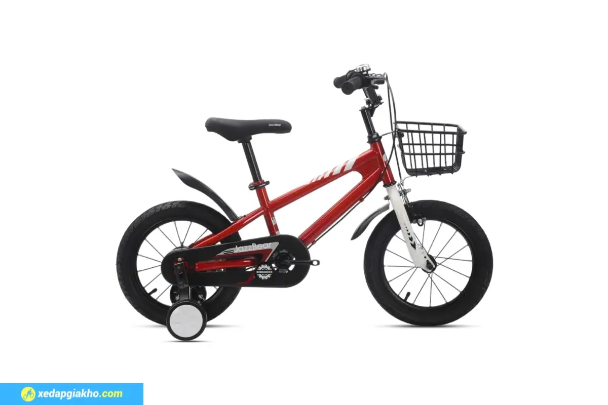 Xe Đạp Trẻ Em Jazz Bear A-2301 14 Inch 5 Xe đạp trẻ em Jazz Bear A-2301 màu đỏ