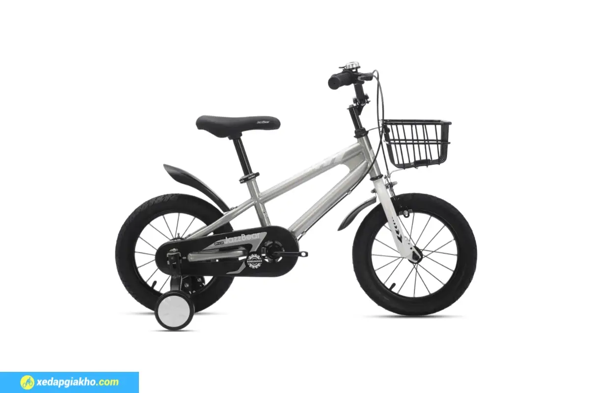 Xe Đạp Trẻ Em Jazz Bear A-2301 14 Inch 2 Xe đạp trẻ em Jazz Bear A-2301 màu xám