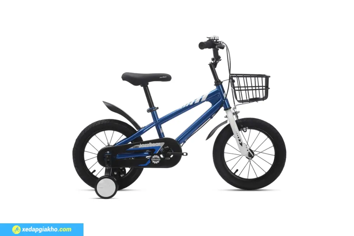 Xe Đạp Trẻ Em Jazz Bear A-2301 14 Inch 4 Xe đạp trẻ em Jazz Bear A-2301 màu xanh