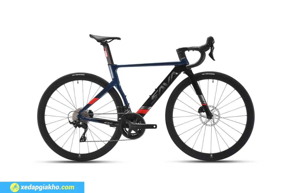 Xe đạp đua Sava EX8 SL màu đen xanh