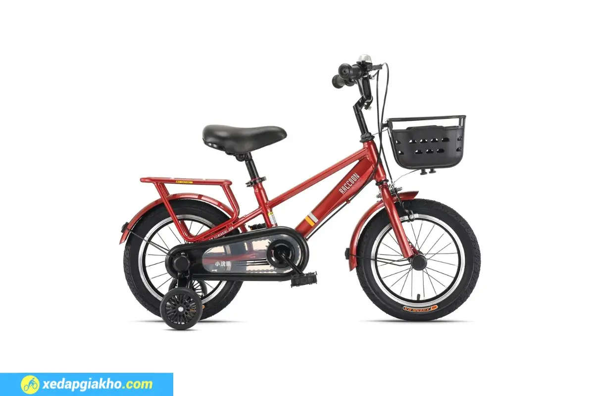 Xe Đạp Trẻ Em Raccoon Willson 14 Inch 3 Xe đạp trẻ em Raccoon Willson 14 inch màu đỏ