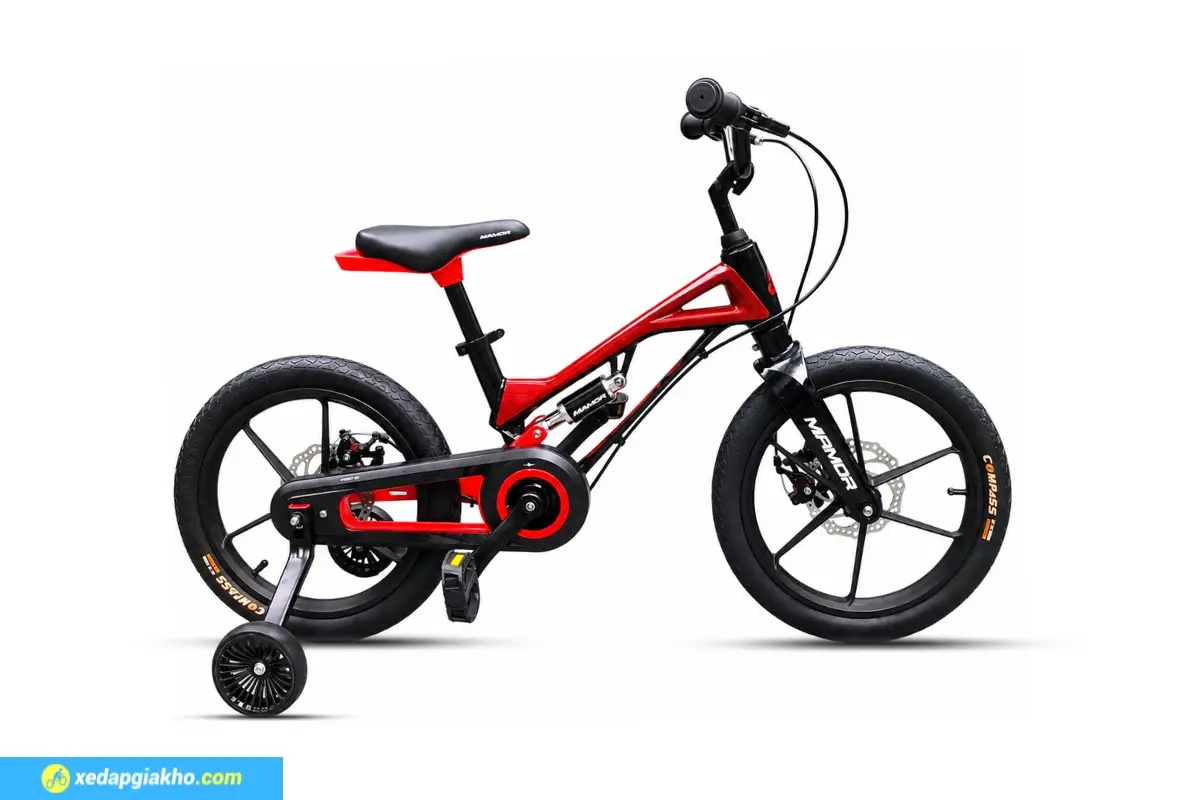 Xe Đạp Trẻ Em Bé Trai Miamor Venus 16 Inch 2 Xe đạp trẻ em bé trai Miamor Venus 16 inch màu đỏ