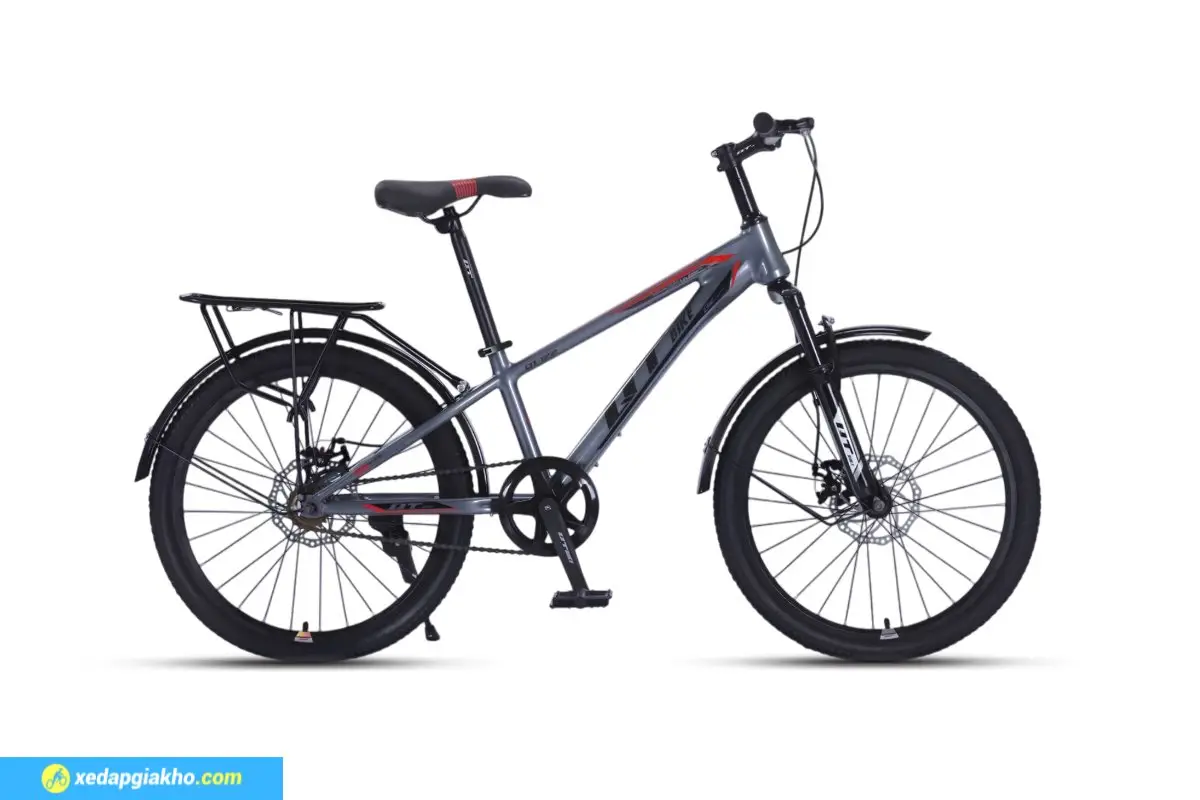 Xe Đạp Địa Hình Trẻ Em QT Bike QT122 22 Inch 6 Xe đạp trẻ em QT Bike QT122 22 inch màu ghi đỏ