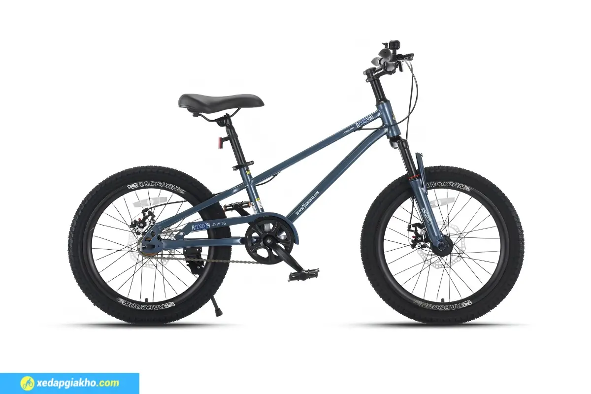 Xe Đạp Địa Hình Trẻ Em Raccoon Nelson 22 Inch 3 Xe đạp trẻ em Raccoon Nelson 22 inch màu xanh
