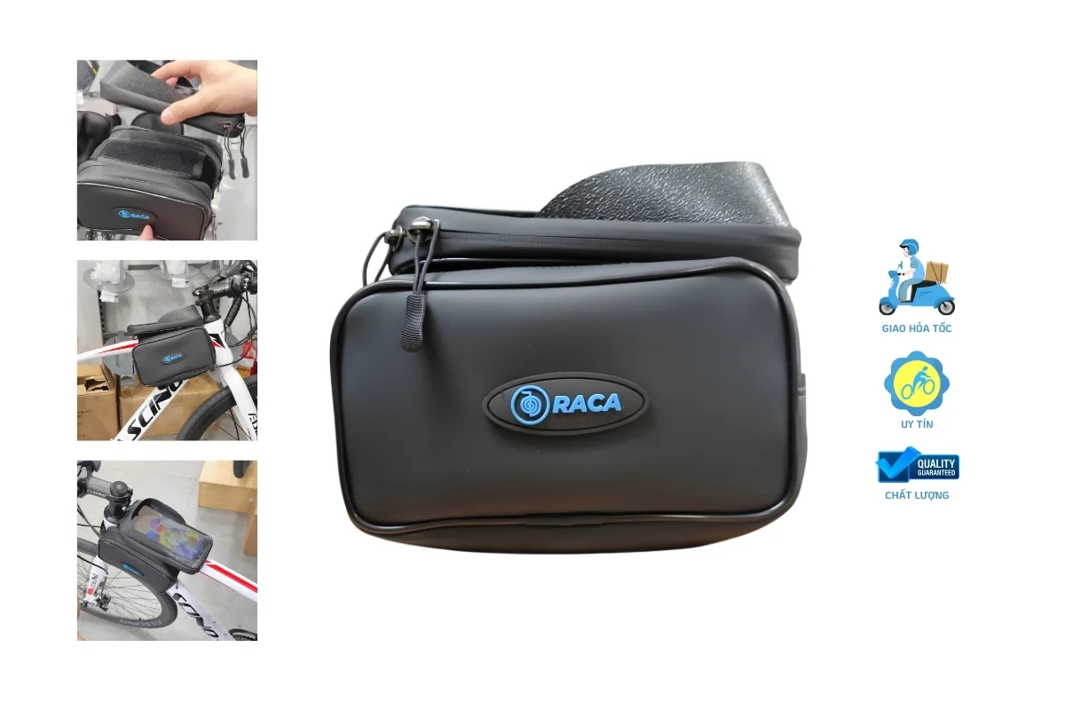 Túi Treo Xe Đạp Raca S6 - Cao Cấp Chống Nước 5 hình ảnh từ nhiều góc của túi treo xe đạp Raca S6