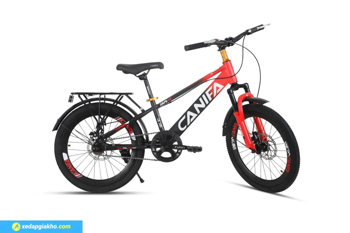 Xe Đạp Địa Hình Canifa CS120 20 Inch - Xe Đạp Từ Thiện 2 Xe đạp địa hình Canifa CS120 20 inch đen đỏ