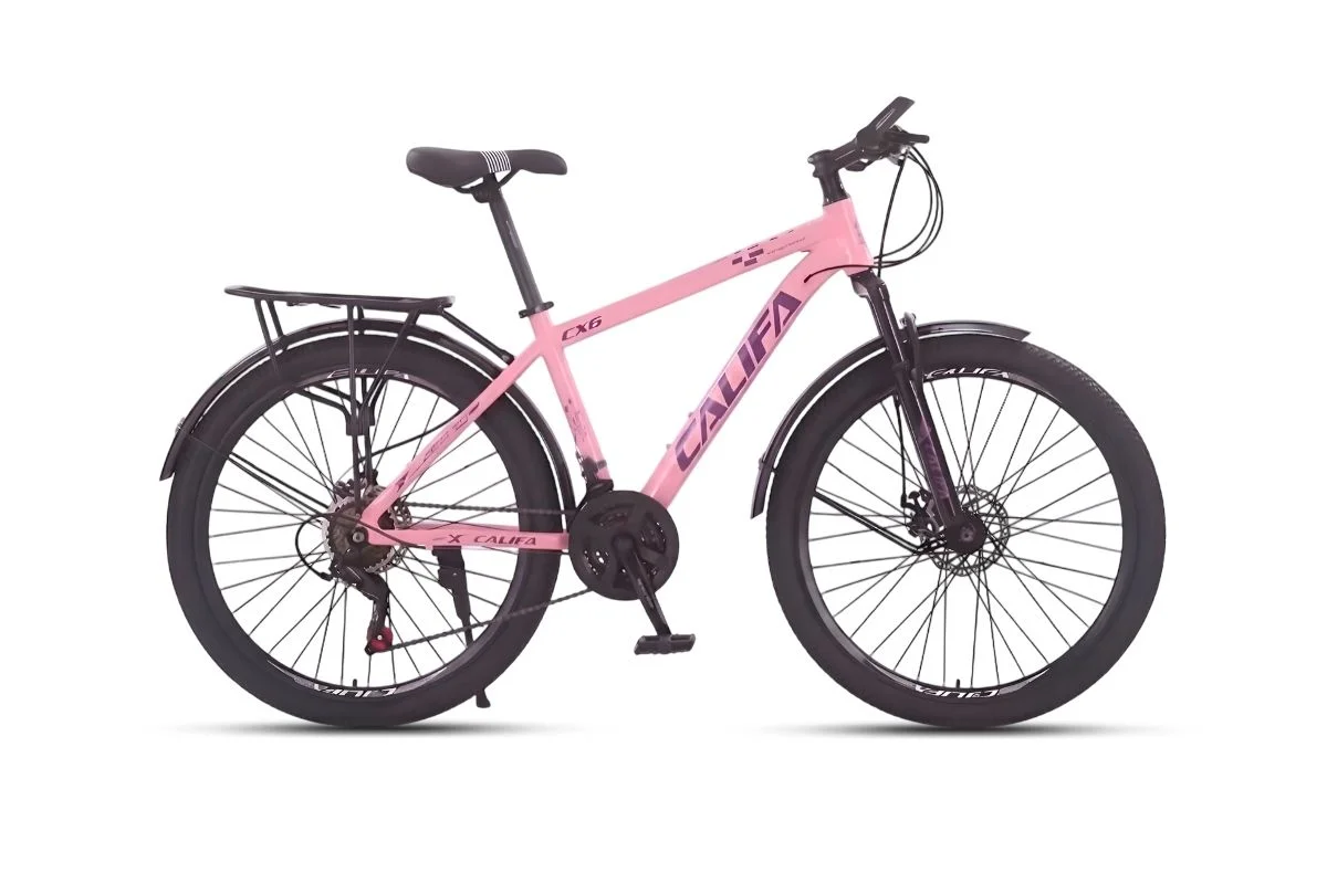 Xe Đạp Địa Hình MTB Califa CX6 26 Inch 6 Xe đạp địa hình MTB Califa Cx6 26 inch màu hồng