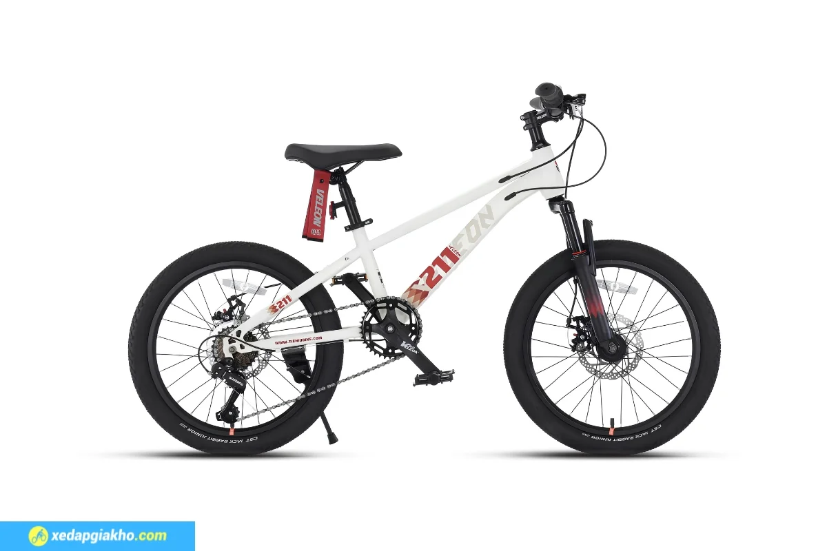 Xe Đạp Địa Hình Trẻ Em Veleon V-211 TP20 20 Inch 4 Xe đạp địa hình trẻ em Veleon V-211 TP20 20 inch màu trắng