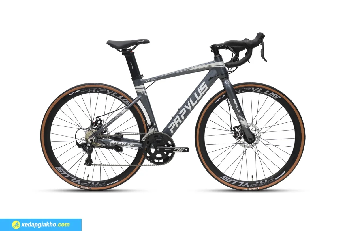 Xe đạp đua Pr760Max màu ghi ghi