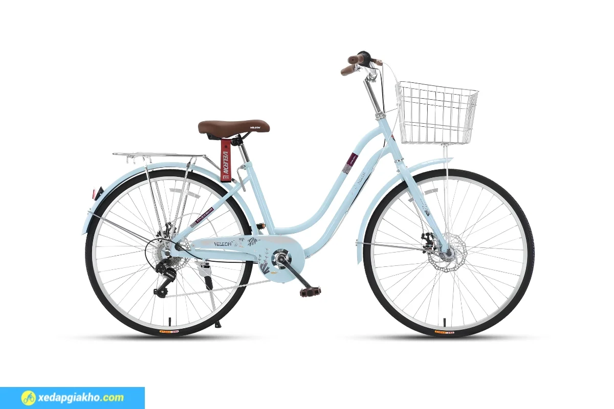 Xe Đạp Nữ Veleon V-T603 Pretty 26 Inch 4 Xe đạp nữ Veleon V-T603 Pretty 26 inch màu xanh dương