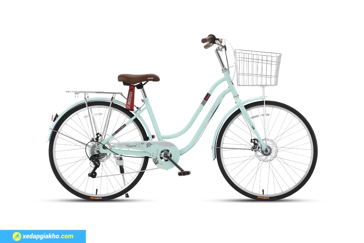 Xe Đạp Nữ Veleon V-T603 Pretty 26 Inch 2 Xe đạp nữ Veleon V-T603 Pretty 26 inch màu xanh pastel