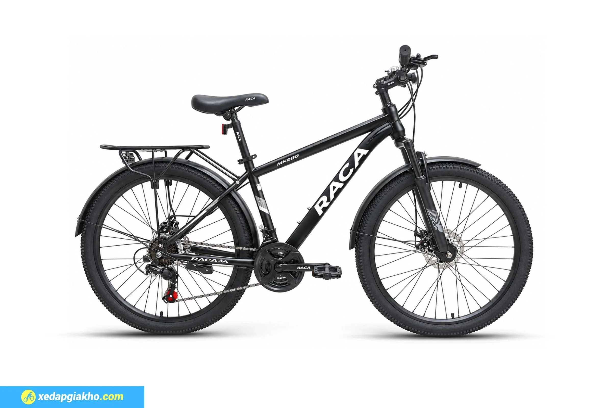 Xe đạp địa hình MTB Raca MK280 26 inch màu đen