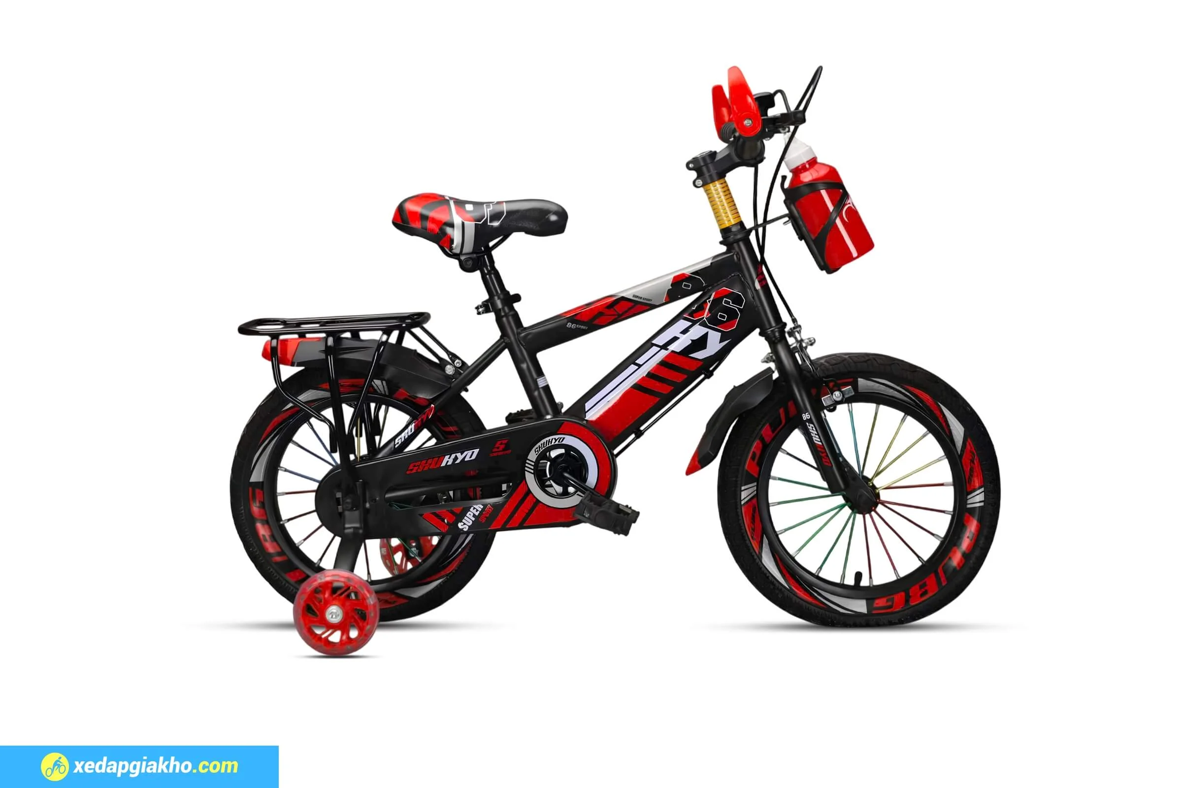 Xe Đạp Trẻ Em Shukyo 20K001 20 Inch - Xe Đạp Từ Thiện 2 Xe đạp trẻ em Shukyo 20K001 20 inch màu đỏ