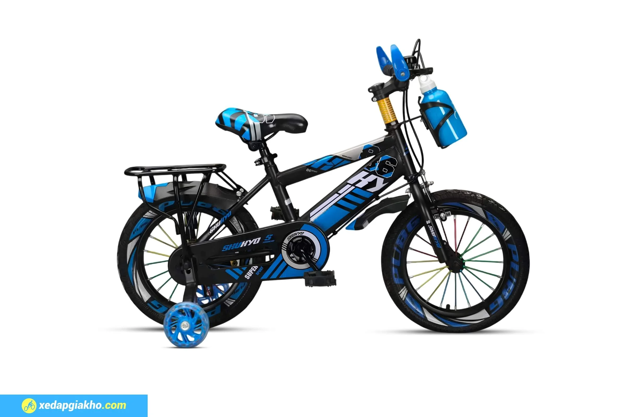 Xe Đạp Trẻ Em Shukyo 20K001 20 Inch - Xe Đạp Từ Thiện 3 Xe đạp trẻ em Shukyo 20K001 20 inch màu xanh dương